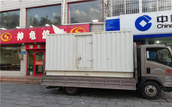 光泽出租发电机施工案例